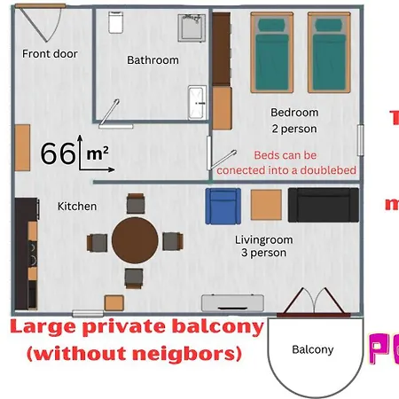 Διαμέρισμα Lilou - 3 Pools, Spa, Gym, Playgrounds