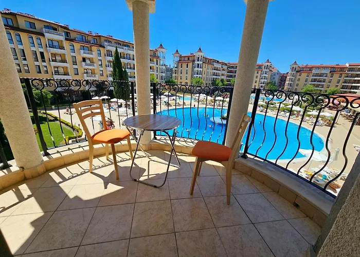 Apartmán Lilou - 3 Pools, Spa, Gym, Playgrounds Sluneční pobřeží